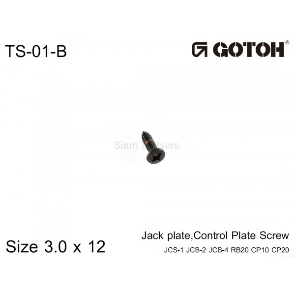 น๊อต Jack Plate Gotoh TS-01-B 3x12